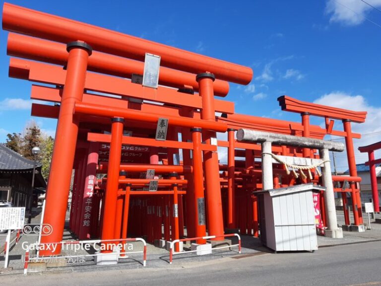 小泉稲荷神社の300基の鳥居の写真