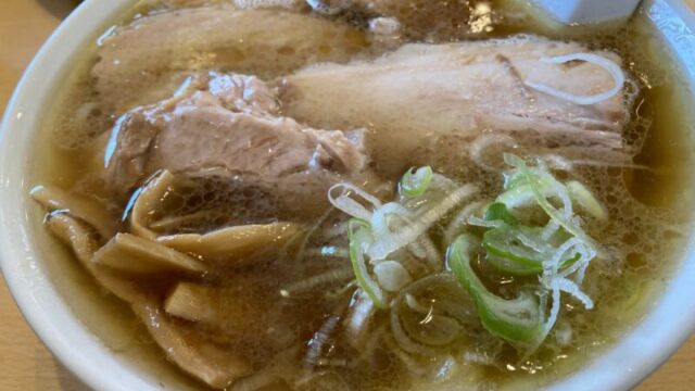 佐野ラーメン大和のラーメン