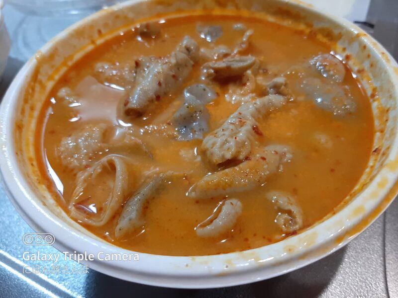 あらい焼きそば　モツ煮も美味しいのでおすすめ