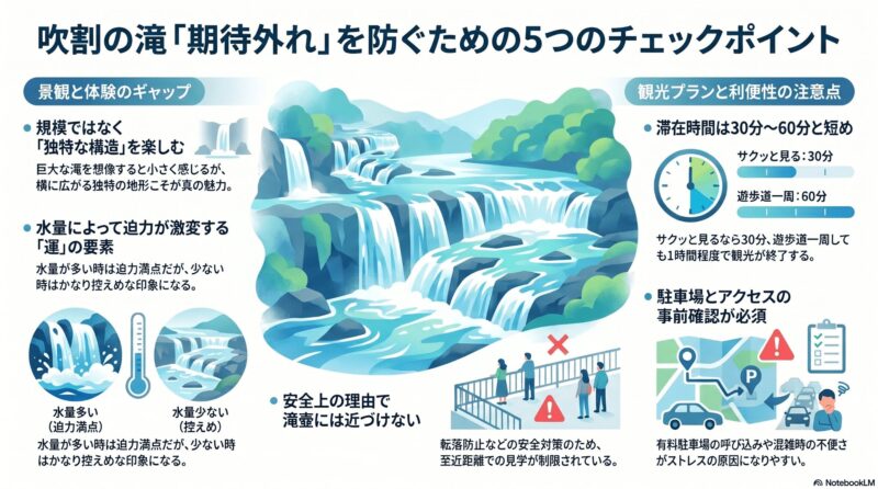吹割の滝が「がっかり」と言われる5つの理由