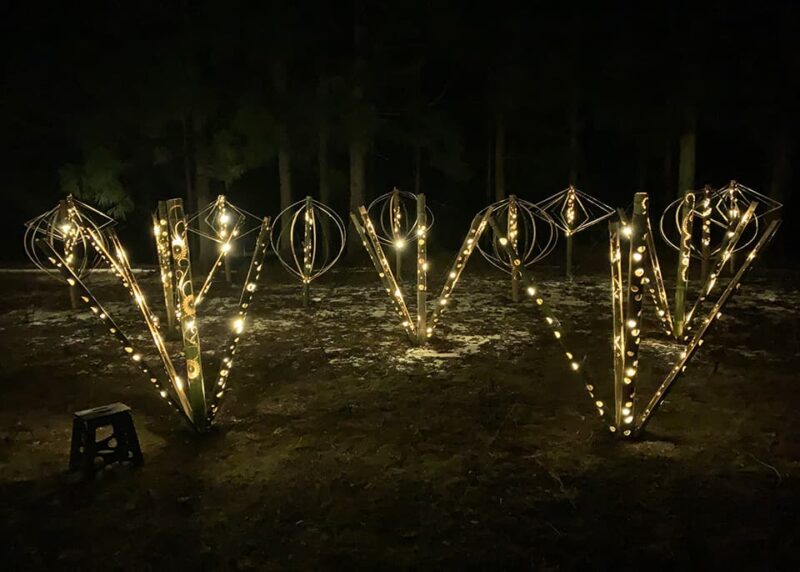 かがよふあかり竹灯篭