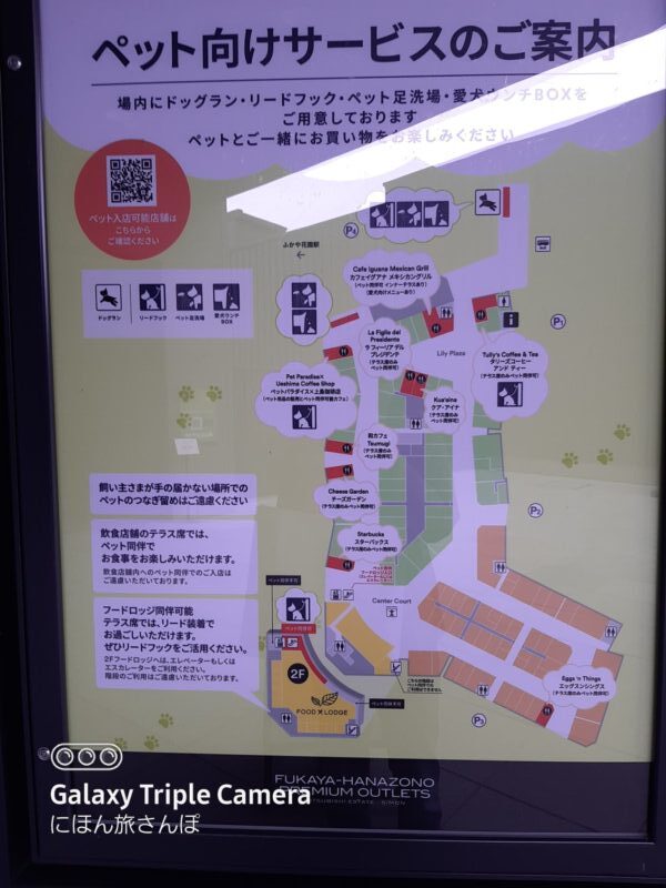 ふかや花園プレミアム・アウトレット 犬連れの楽しみ方