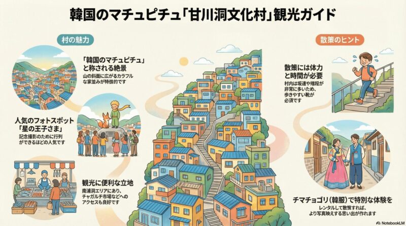 「韓国のマチュピチュ」と称される芸術村