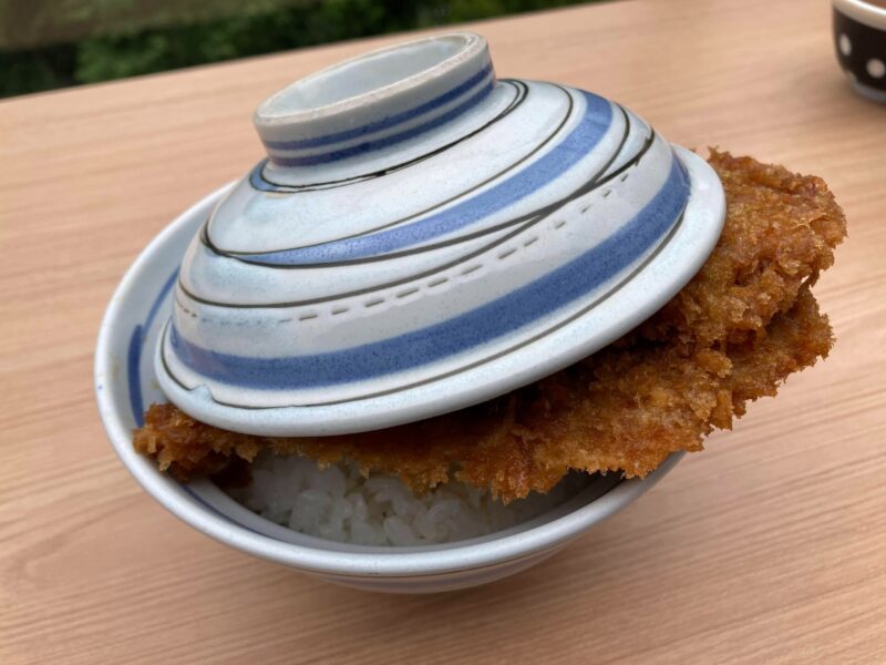 絶景テラスで楽しむわらじカツ丼と人気のランチ