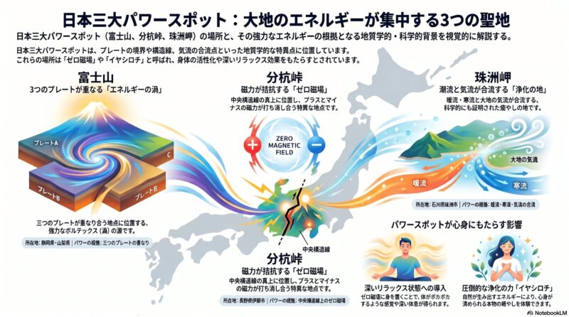 日本三大パワースポットの強力な磁場と浄化の力