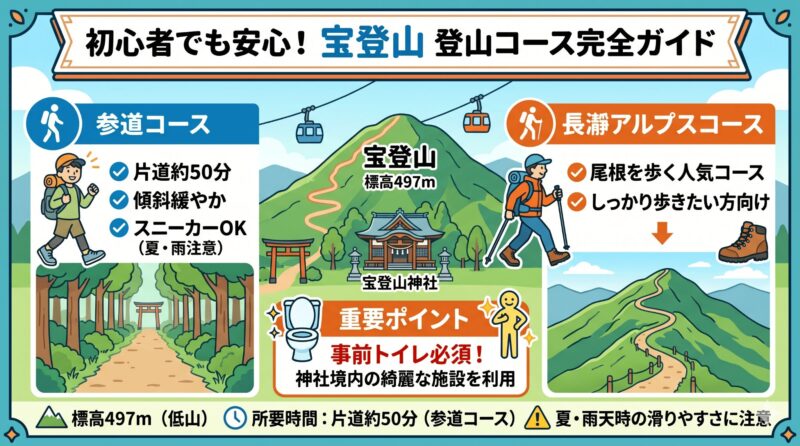 初心者でも安心な宝登山神社の登山コース