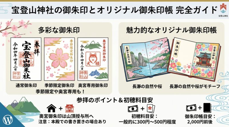 宝登山神社の御朱印とオリジナル御朱印帳