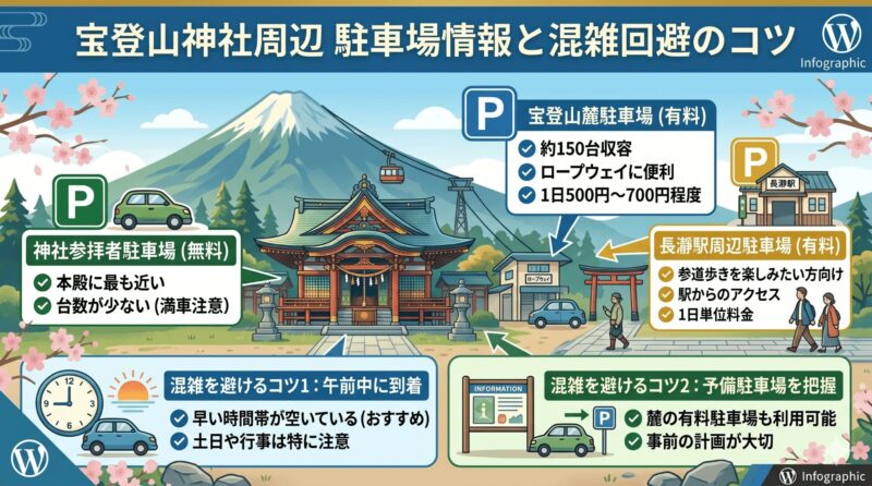 宝登山神社周辺の駐車場と混雑を避けるコツ