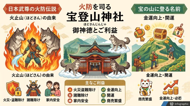 火防を司る宝登山神社の御神徳とご利益
