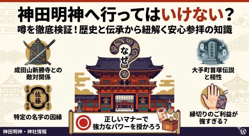 神田明神へ行ってはいけない理由とは？成田山や名字の因縁を解説