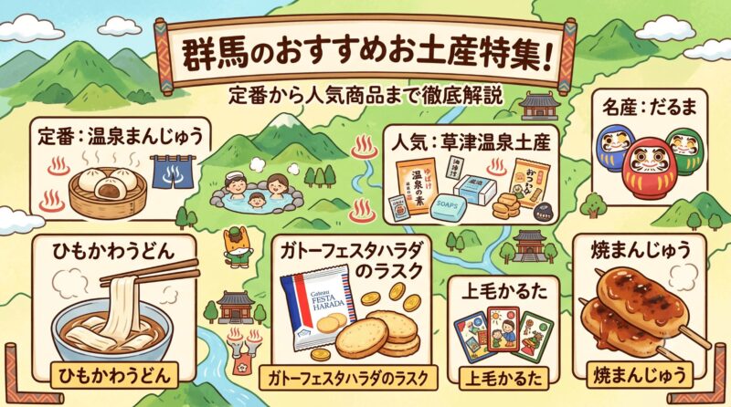群馬のおすすめお土産特集！定番から人気商品まで徹底解説