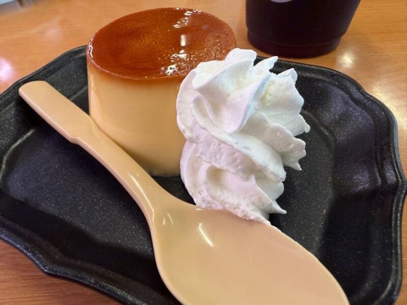 スシロー伊勢崎店のクラシックプリン