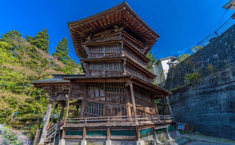 会津さざえ堂(円通三匝堂)の構造と見どころ・アクセス
